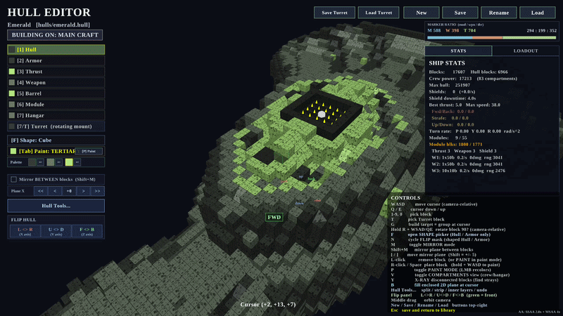 Bolting modules onto a craft